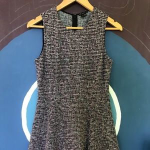Flirty Theory Bouclé flare dress for Fall!